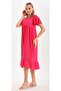 Women's Pink Butterfly Sleeve Wrap Dress - 3