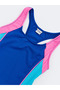 Girl's Swimsuit with Quick Dry Color Block - 3