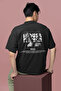 MEDUSA Sirt - Printed Cotton Oversize T-Shirt, Short Sleeve, Crew Neck