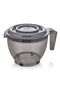 Mixer Bowl with Lid 2400 ml Mixing Bowl with Handles Whisk Bowl - Anthracite - 2