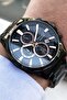 Function Men's Watch, Steel Strap, 3 ATM Waterproof, Black Color