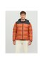 Jack&jones Toby Puffer Hood Sn Men's Orange Hooded Coat