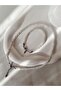 Faceted Cut Square Moonstone Necklace and Bracelet Set (Silver Chain) - 4