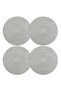 4 Pieces Cream Jute Plate / American Service Lux Presentation Plate Mat - 3
