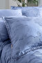 Prado Blue - طقم غطاء لحاف مريح مصنوع من القطن بنسبة 100% - 5