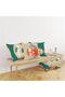 New Year's Themed 4-Piece Throw Pillow and Runner Set - Set of 5 - 3