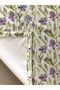 Lavender Patterned Tablecloth White - 2