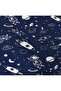 Space Shuttle Patterned Printed Single Elastic Sheet Set - 3