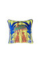 Leopard Patterned Green Velvet Cushion Cover (50 X 50)