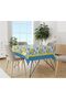 Lemon Patterned Tablecloth Blue
