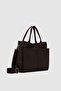 Milano Large Canvas - Brown Color Briefcase - 2