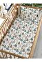 New Year's Theme Tree Pattern Printed Baby Size Elastic Sheet Set