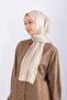Imported Silky Jacquard Zigzag - Light Mink - 6