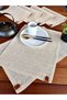 6 Pieces Rectangular Straw, Jute Placemat Braid Presentation Set - White - 2