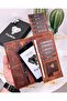 With Phone Compartment - Genuine Leather - Magnetic - Multi-Compartment - Wallet and Card Holder Vintage Leather 2047 - 2