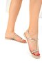 19249 Model Beige Women's Sandals - 3