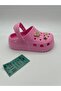 Children's High Sole Fancy Cross Slippers