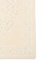 Lotus 2-Piece Cotton Toilet Set, Cream Bath Mat Set - 5