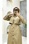 Lined and Button Detailed Women's Trench Coat - 6