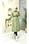 Lined and Button Detailed Women's Trench Coat - 6