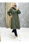 Khaki Fur Lined and Waterproof Women's Winter Coat & Coat
