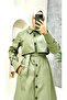 Lined and Button Detailed Women's Trench Coat - 7
