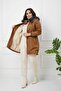 Tan Fur Lined and Waterproof Women's Winter Coat & Coat - 6