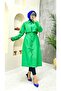 Lined and Button Detailed Women's Trench Coat - 3