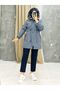 Gray Fur Lined and Waterproof Women's Winter Coat & Coat - 4