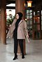 Short Double-breasted Collar Waterproof Women's Trench Coat - 7