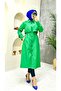 Lined and Button Detailed Women's Trench Coat