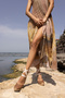 TOMİ Women's - Mink Mesh Detailed Espadrille Sole Laced Sandals - 8