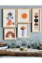 Bohemian Set of 5 with Wooden Frame - 6