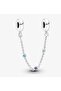 Blue Stone Detailed Three Safety Chains