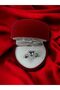 Heart Ring Steel Purple Zircon Stone Silver Serious Relationship Ring - 3