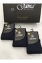 3 Pieces Micro Modal 100% Natural Nylon Free Solid Colored Thick Winter Men's Socks - 4
