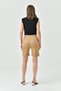 Women's Shorts - High Waist - Double Leg - Fabric Shorts - 7