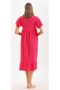 Women's Pink Butterfly Sleeve Wrap Dress - 6