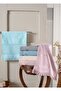 6 Pieces 50x90 Colorful Fringed Hand and Face Towels