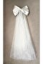 Satin Bowknot Veil with Pearls - for Bride, Wedding Dress, Wedding Veil, Bride, Bride to Be - 2