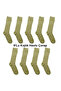 9-Pack Military Winter Terry Socks