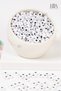 4X7 mm Plastic Flat Star - White and Black Beads Accessory 150 Pcs