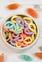 1. HIGH QUALITY COLORED Acrylic BEADS - RABBIT BEADS - NECKLACE, BRACELET, HAIR CLIP - ACCESSORY - 25 GR MIX 40 PIECES