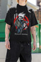 Anime Naruto Kakashi Hatake Printed Cotton Short Sleeved Crewneck T-Shirt for Youth and Children