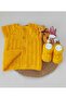 Baby Booties Vest Organic Cotton Hand Knitted Yellow Double Set - 2