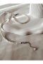 Faceted Cut Square Moonstone Necklace and Bracelet Set (Silver Chain) - 2