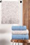 Set of 4 Bath Towel Set Hammam Set 100% Cotton - 3
