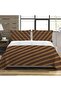 بيكيه مطبوع هندسي مزدوج - 200x220 سم