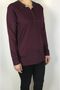Lycra-textured Viscose sports blouse with rhinestone and button detail on the collar. - 3