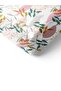 Leaf Patterned Printed Single Elastic Sheet Set - 2